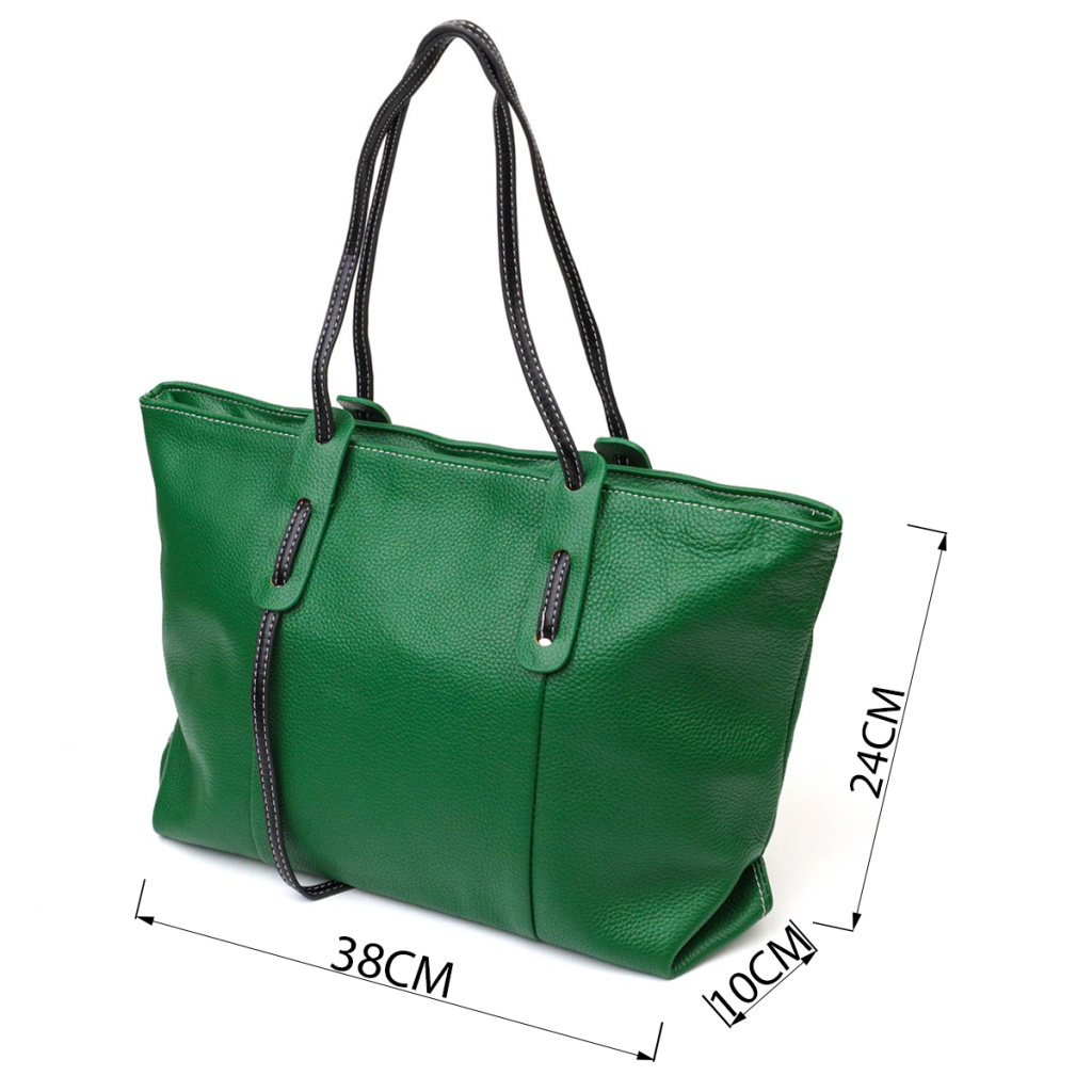 Сумка Vintage З натуральної шкіри Чорна (22119) - зображення 4