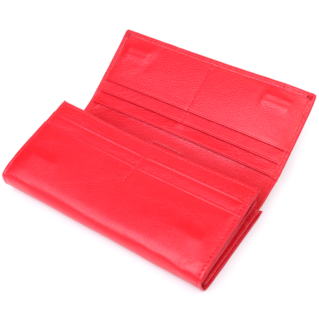Гаманець ST Leather З натуральної шкіри Червоний (23105) - зображення 5