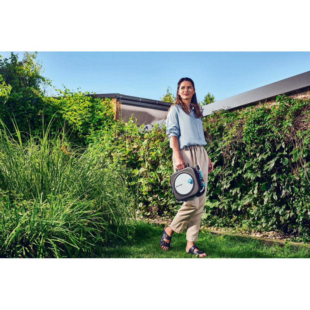 Шланг для поливу Cellfast на катушці ERGO XS, 10+2м, шланга 3/8", комплект конекторів та зрошувач ERGO (55-400) - изображение 3