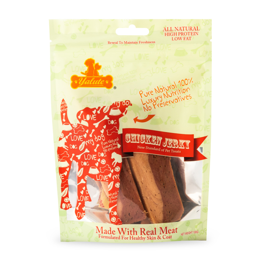 Ласощі для собак Yalute Chicken and Duck Fillets 100 г (курка та качка) (4820261920482) - зображення 1