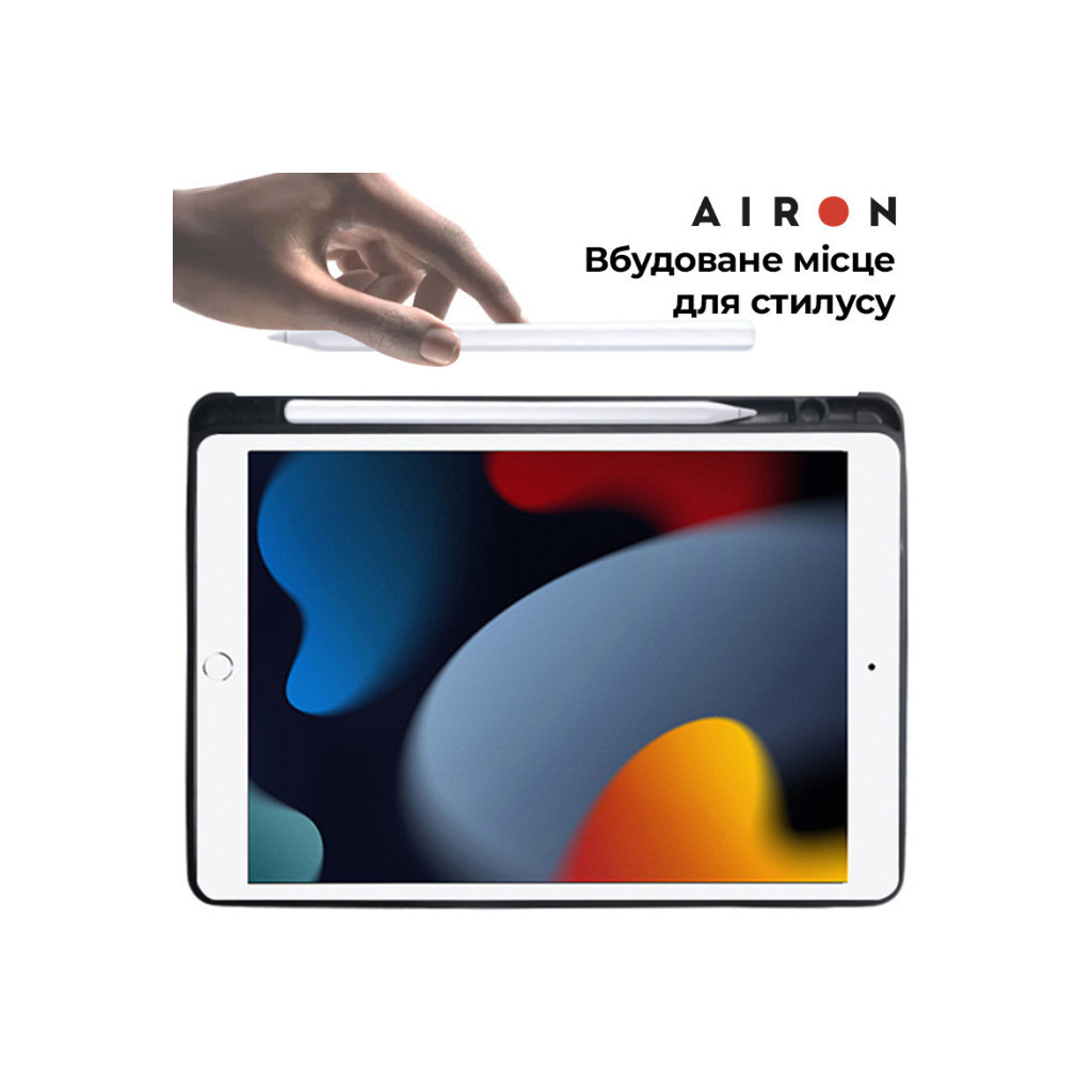 Чохол до планшета AirOn Premium iPad 10.2" 2019/2020/2021 7/8/9th Gen та Air 3 + Keyboard (4822352781112) - зображення 5