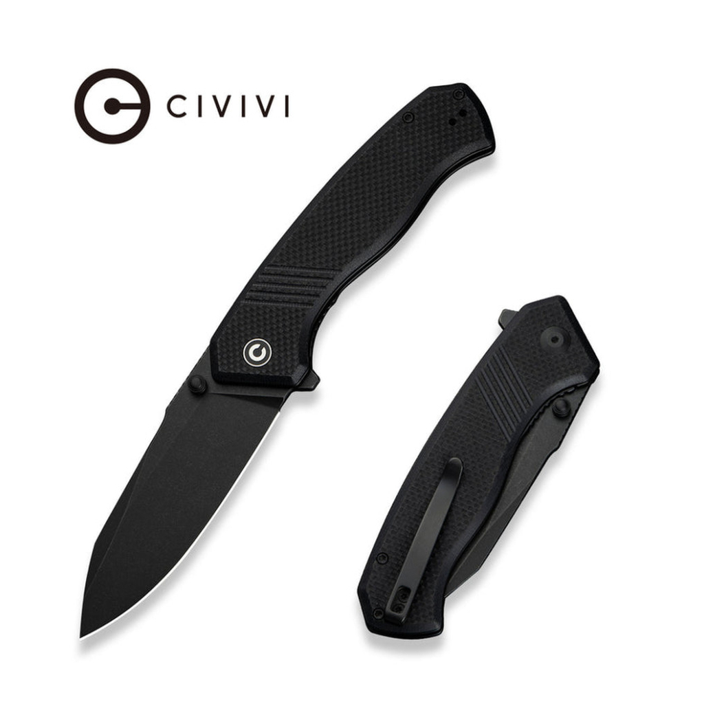 Ніж Civivi Placoid, Darkwash, чорний G10 (C23079-1) - зображення 11