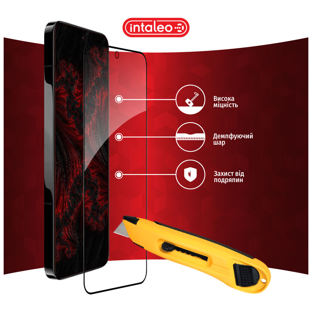 Скло захисне Intaleo Full Glue Xiaomi 13 Black (1283126559327) - зображення 5