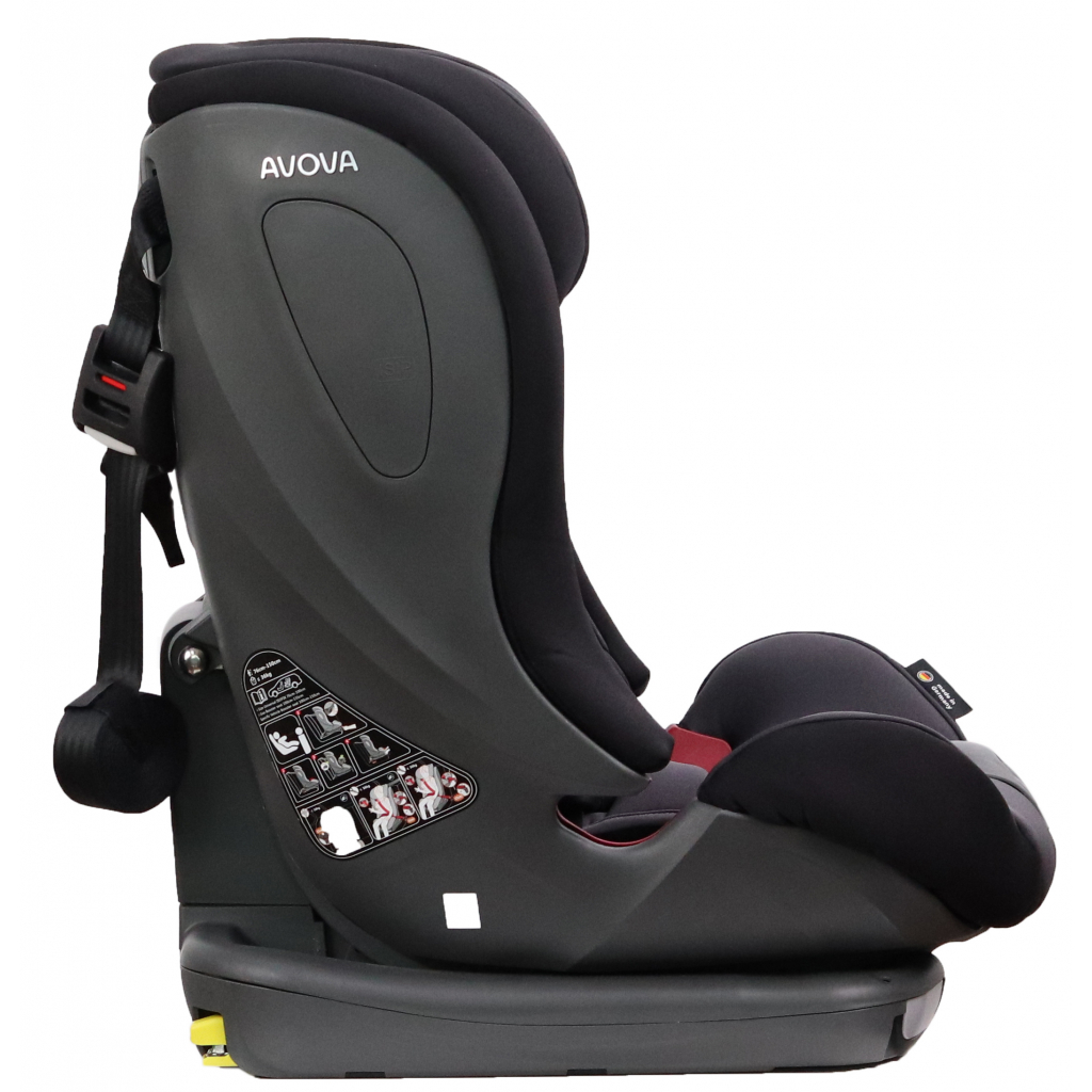 Автокрісло Avova Sperling-Fix i-Size 1-2-3 Grey Black (4260621463134) - зображення 3