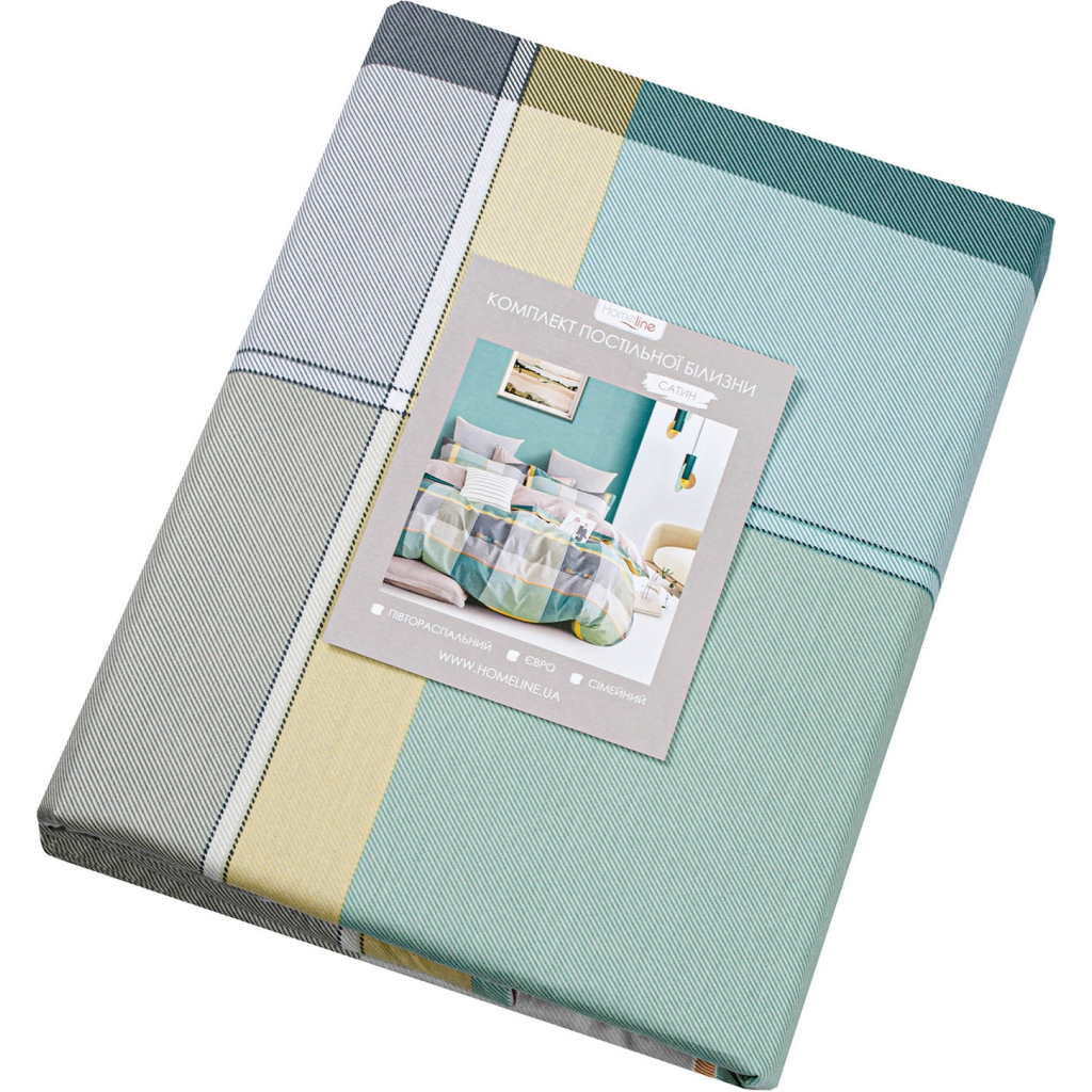 Постільна білизна Home Line Стиль життя Сатин Твіл євро (183040) - зображення 1