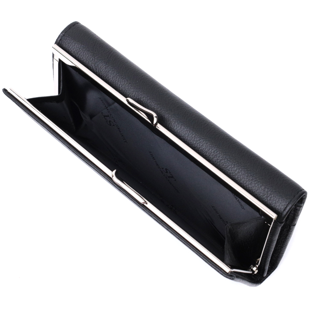 Гаманець ST Leather З кишенею для монет з натуральної шкіри Чорний (22691) - зображення 6
