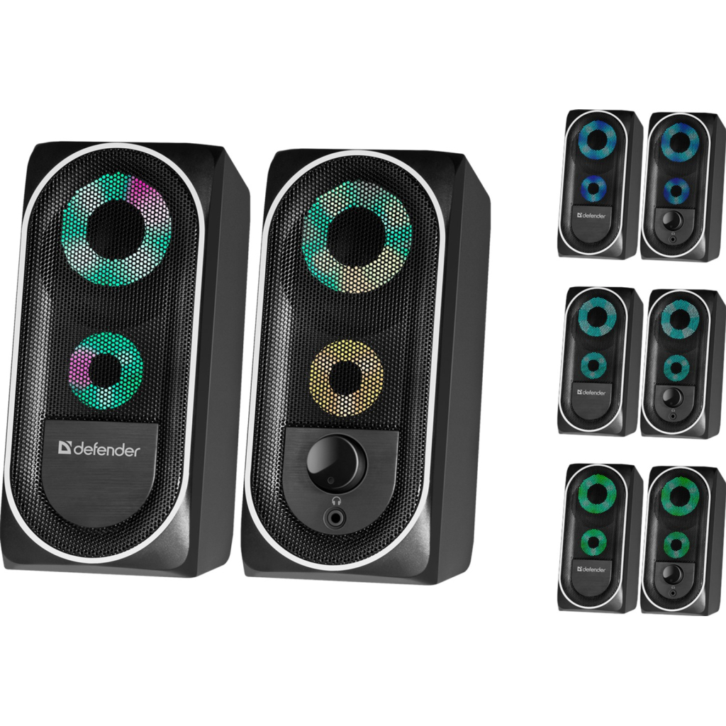 Акустична система Defender Solar 4 Bluetooth USBBlack (65404) - зображення 3