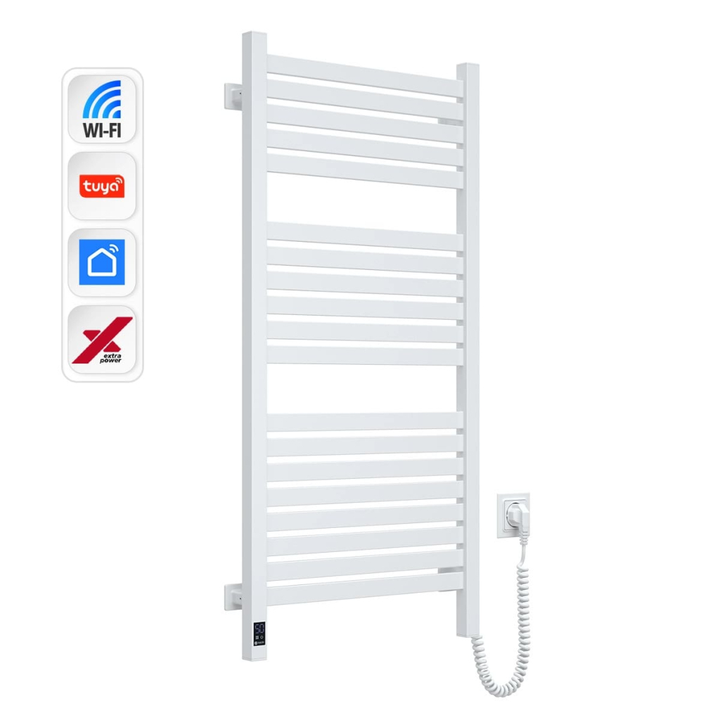 Сушарка для рушників Navin Авангард Х 1000х480 Wi-Fi правобічна біла (12-172055-4810) - зображення 3