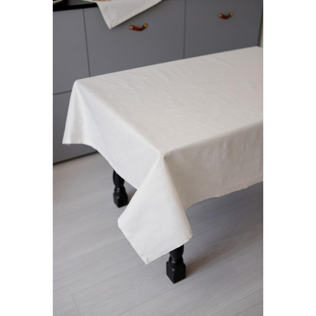 Скатертина Прованс святкова Перлина White 132х180 см (037596) - зображення 4