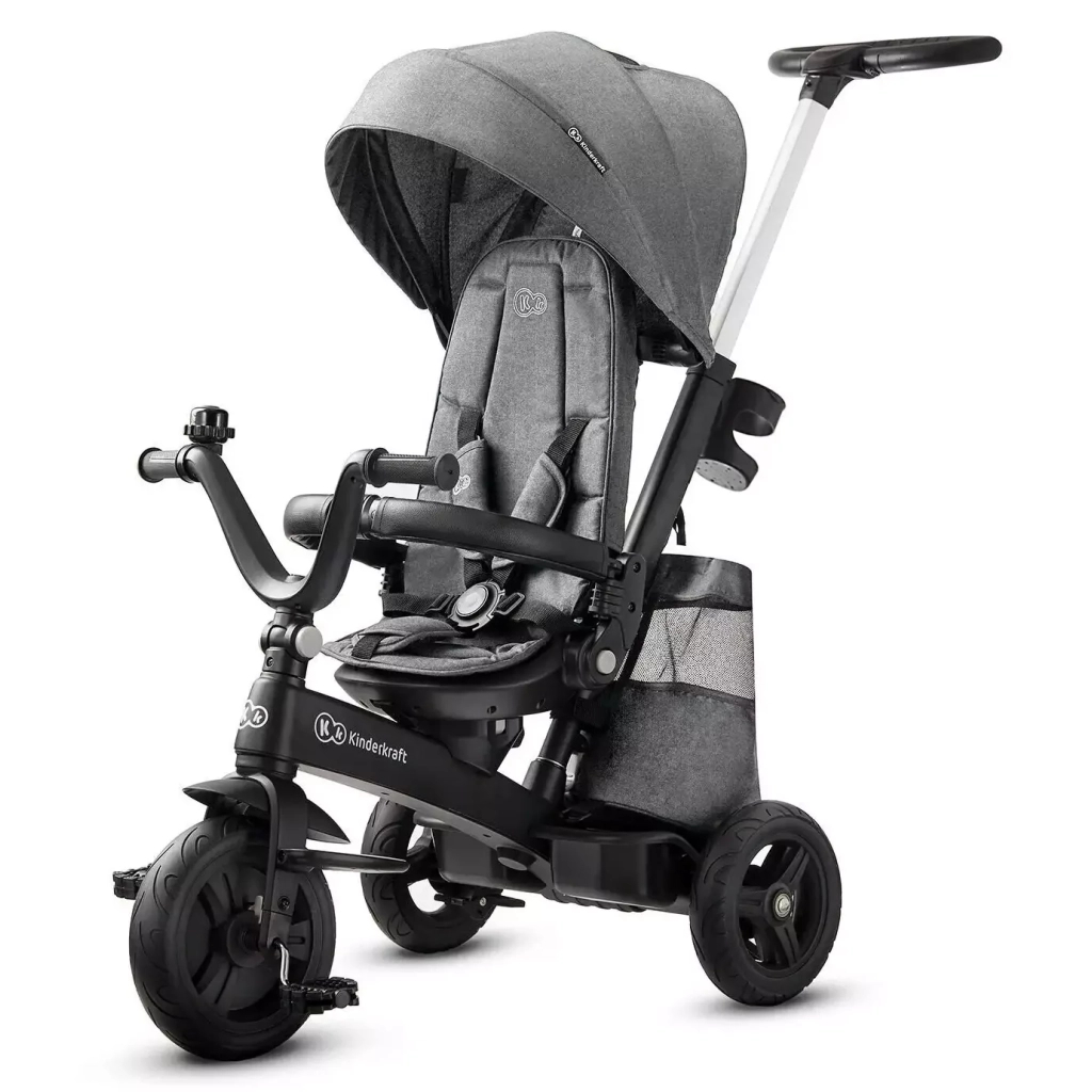 Дитячий велосипед Kinderkraft Easytwist Platinum Grey (KKRETWIGRY0000) (5902533914487) - зображення 1