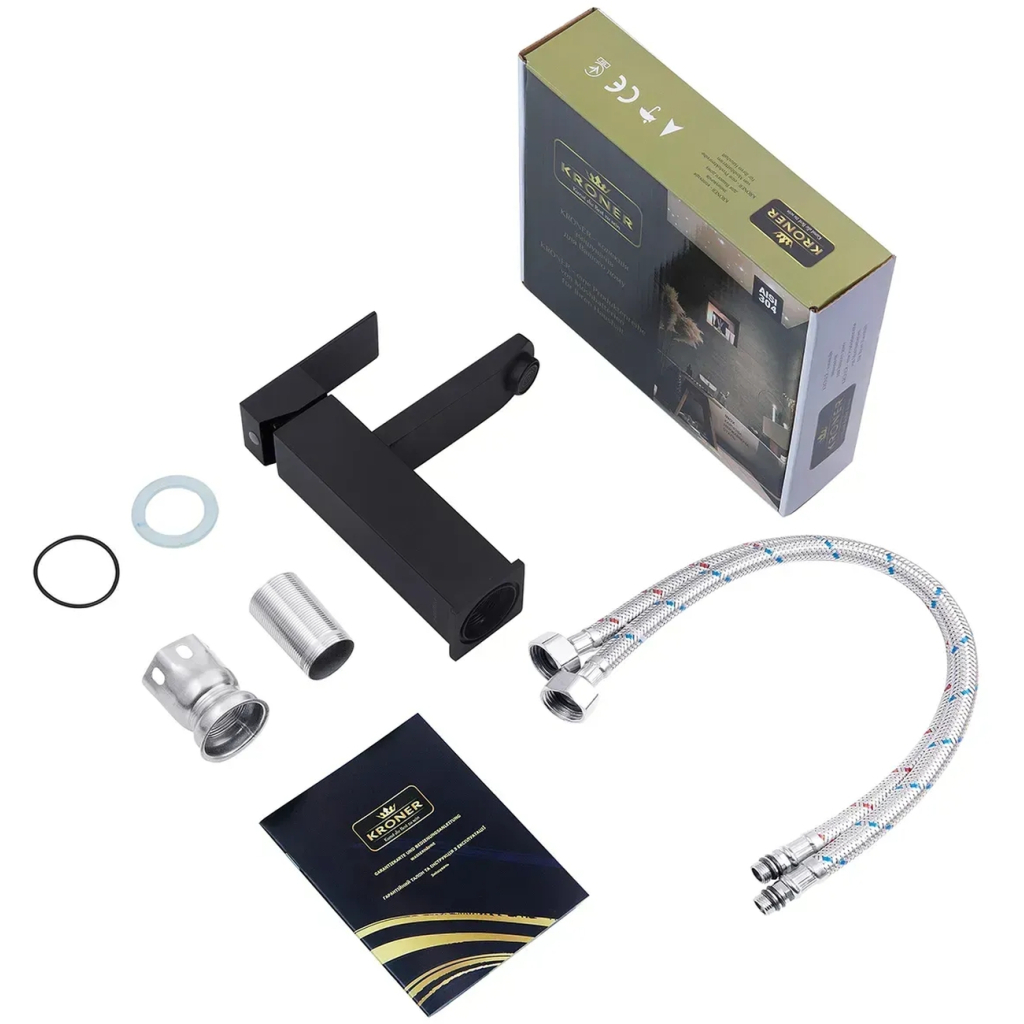 Змішувач Kroner Edelstahl Kubus-SCH010 + змішувач Edelstahl Kubus-SCH060 (CVS30160) - изображение 10