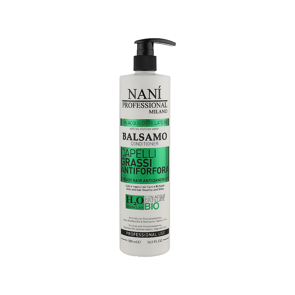 Кондиціонер для волосся Nani Professional Milano Antidandruff для схильного до жирності й лупи волосся 500 мл (8034055534144) - зображення 1