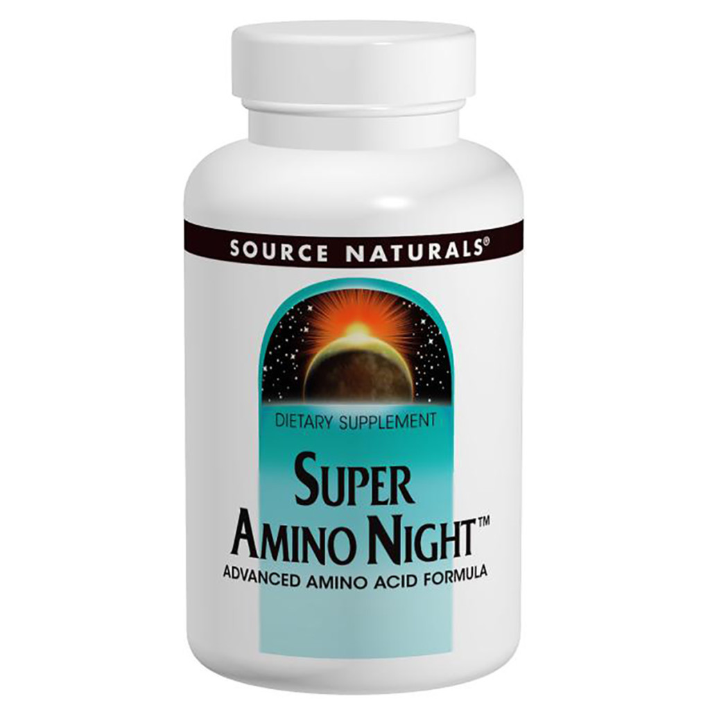 Вітамінно-мінеральний комплекс Source Naturals Удосконалена Амино Формула, Super Amino Night, 60 капс (SN0110) - зображення 1