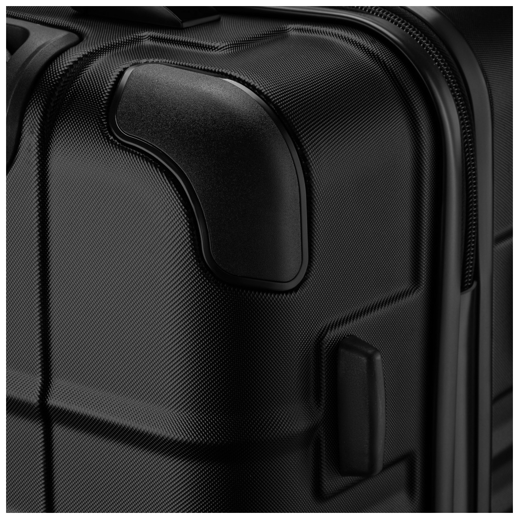 Валіза Wenger Amplar, середня, пластик, 4 колеса, чорна (653146) - зображення 11
