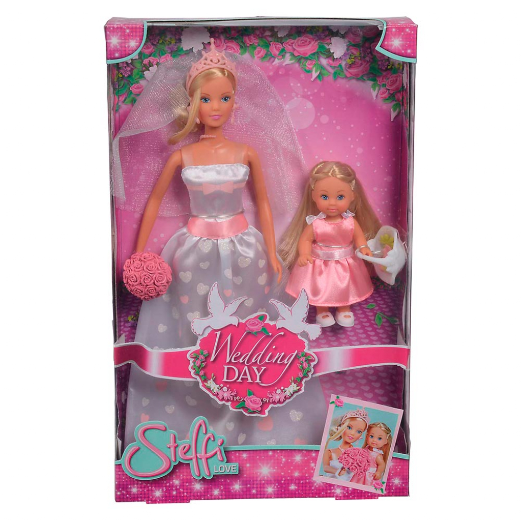 Лялька Simba Штеффі та Еві Наречена та її подружка (5733334) - зображення 4