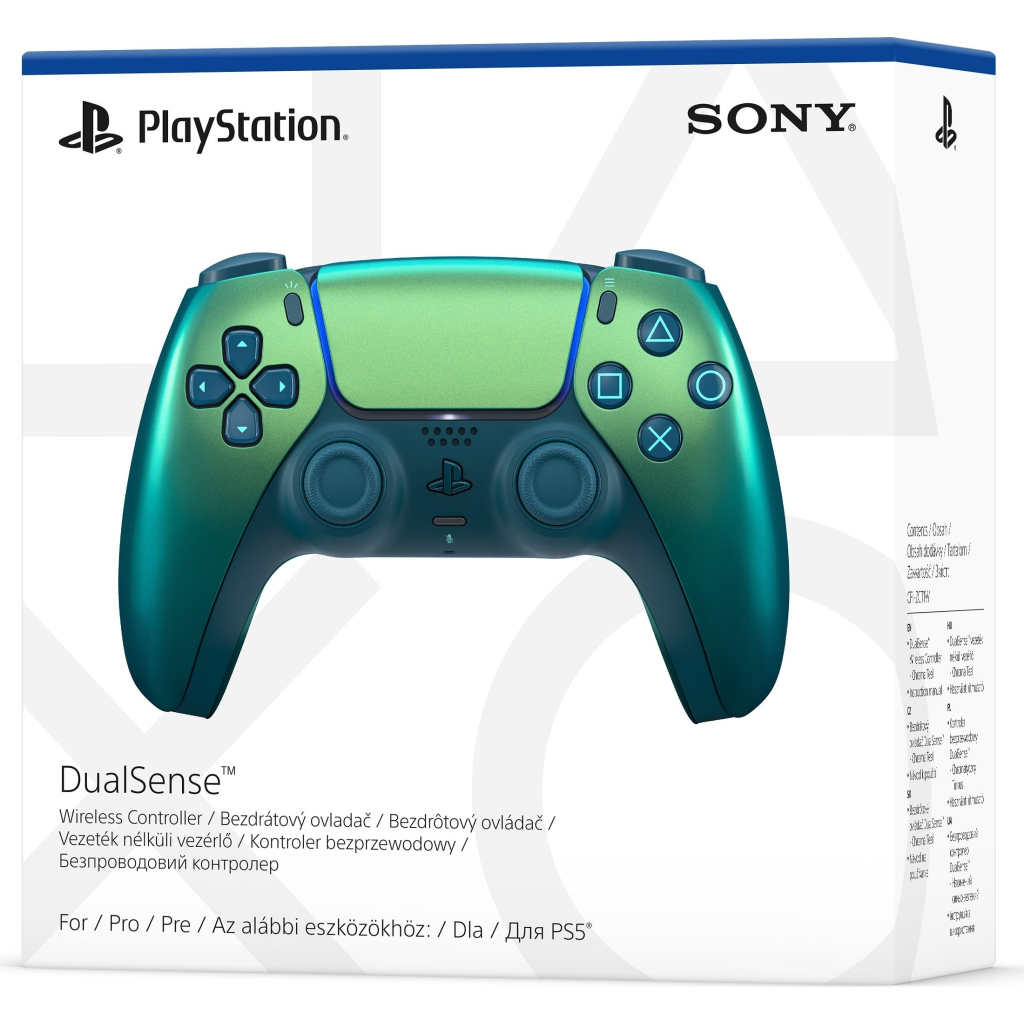 Геймпад Sony Playstation DualSense Bluetooth PS5 Chrome Teal (1000044474) - зображення 5