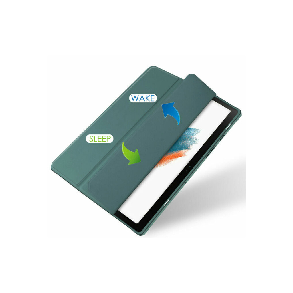 Чохол до планшета BeCover Soft Edge Samsung Galaxy Tab A8 10.5 (2021) SM-X200 / SM-X205 Dark Green (708358) - зображення 3