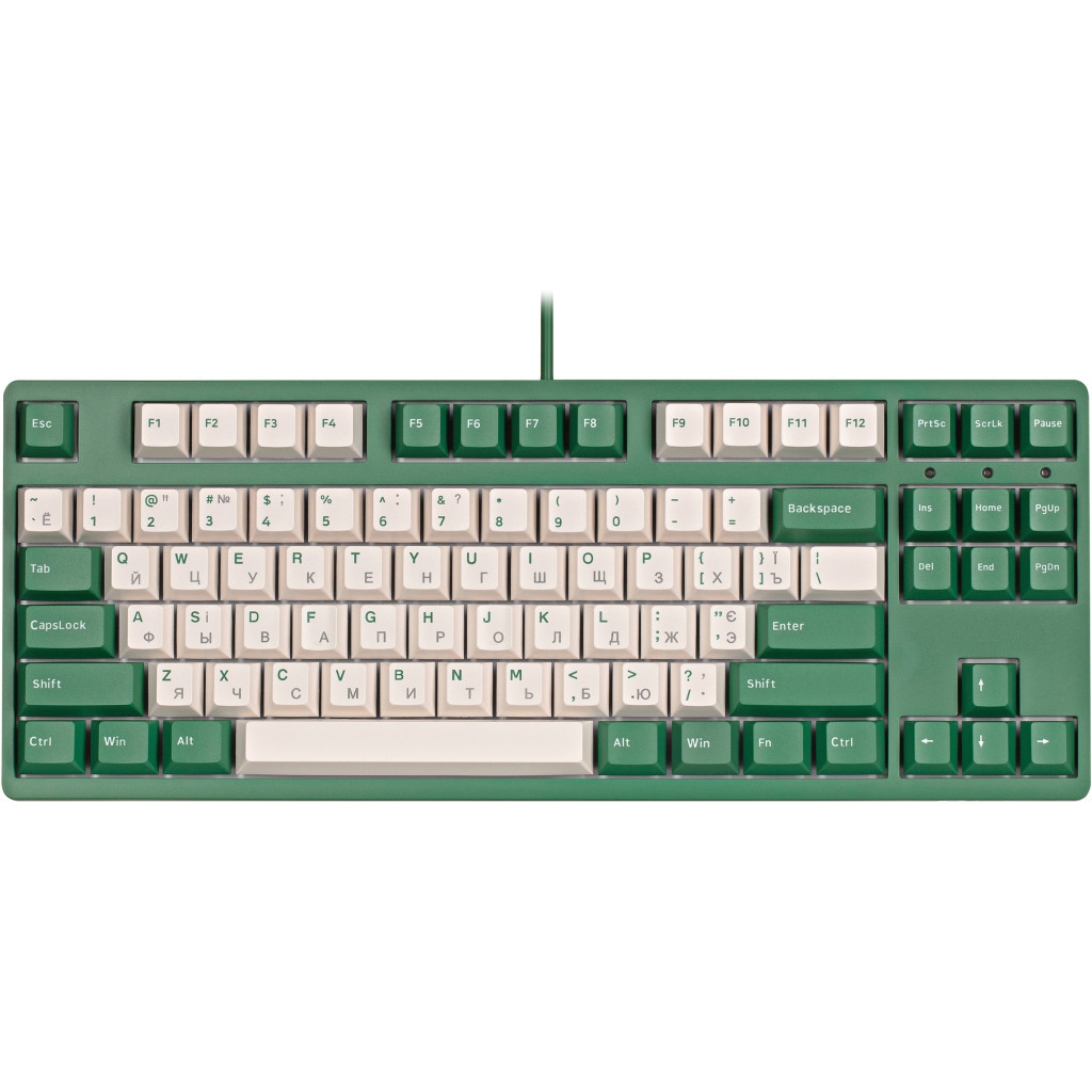 Клавіатура Akko 3087 Matcha Red Bean Cherry MX Red Green (A3087_MA_CR) - зображення 3