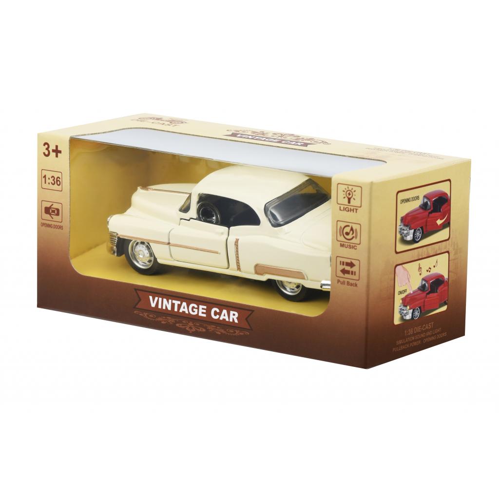 Машина Same Toy Vintage Car со светом и звуком Бежевый (601-3Ut-1) - зображення 5