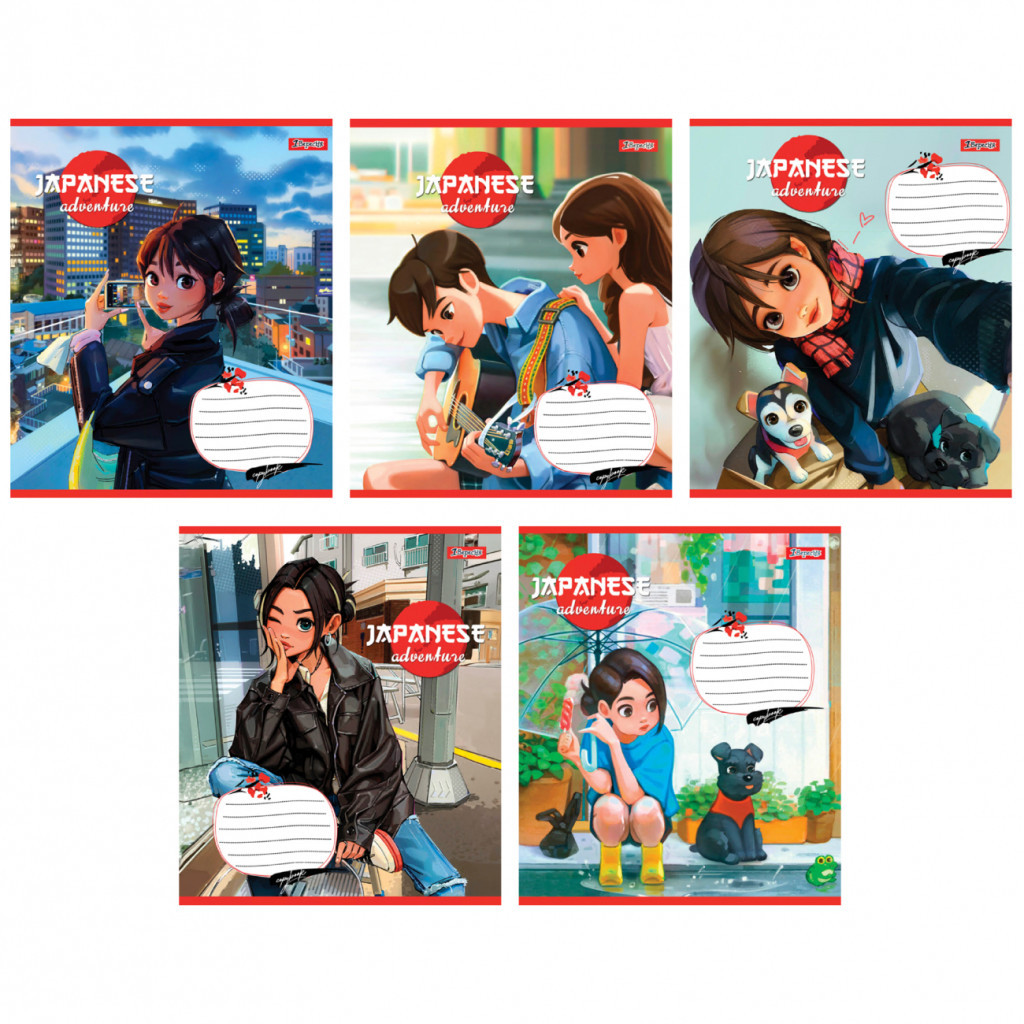 Зошит 1 вересня 1В Japanese adventure 36 аркушів клітинка (767052) - зображення 1