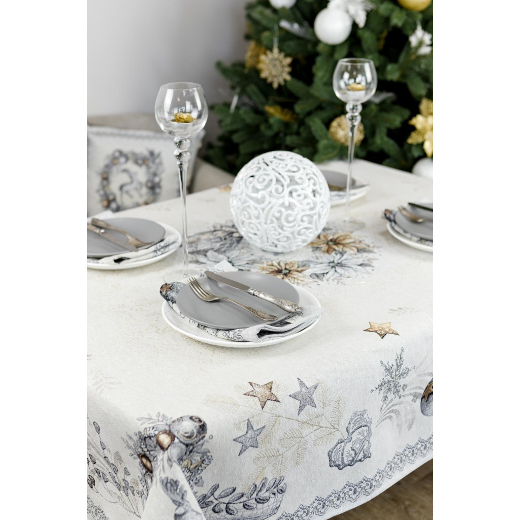 Скатертина Прованс гобеленова SILVER STAR 135х300см (4823093450073) - зображення 4