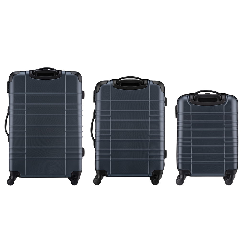 Набір валіз Wenger Amplar 3 в 1 (S,M,L) пластик, 4 колеса, синій (653150) - зображення 4