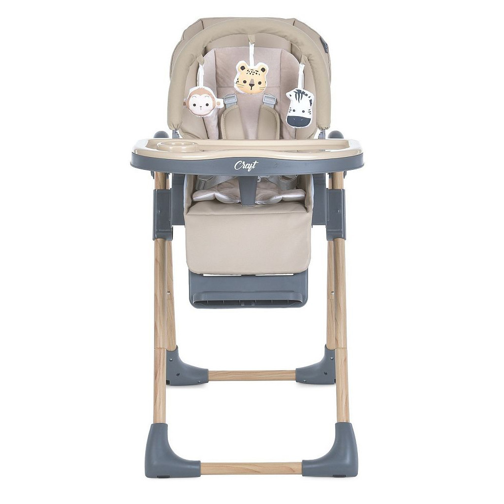 Стілець для годування El Camino ME 1115-W CRAFT beige (ME 1115-W beige) - зображення 3