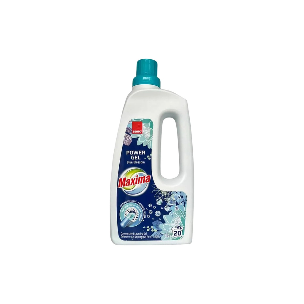 Гель для прання Sano Maxima Blue Blossom 1 л (7290102993192) - зображення 1