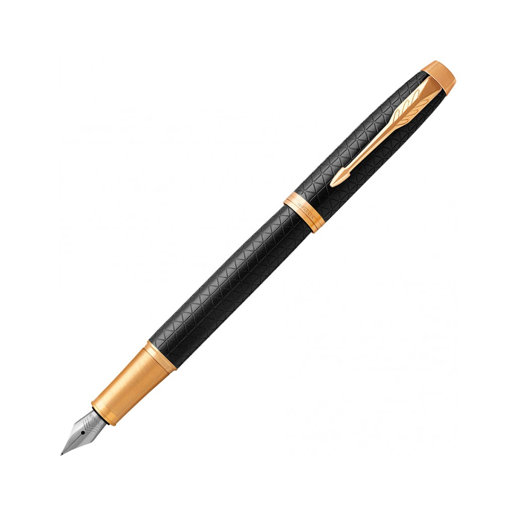 Ручка пір'яна Parker IM 17 Premium Black GT  FP F (24 011) - зображення 2