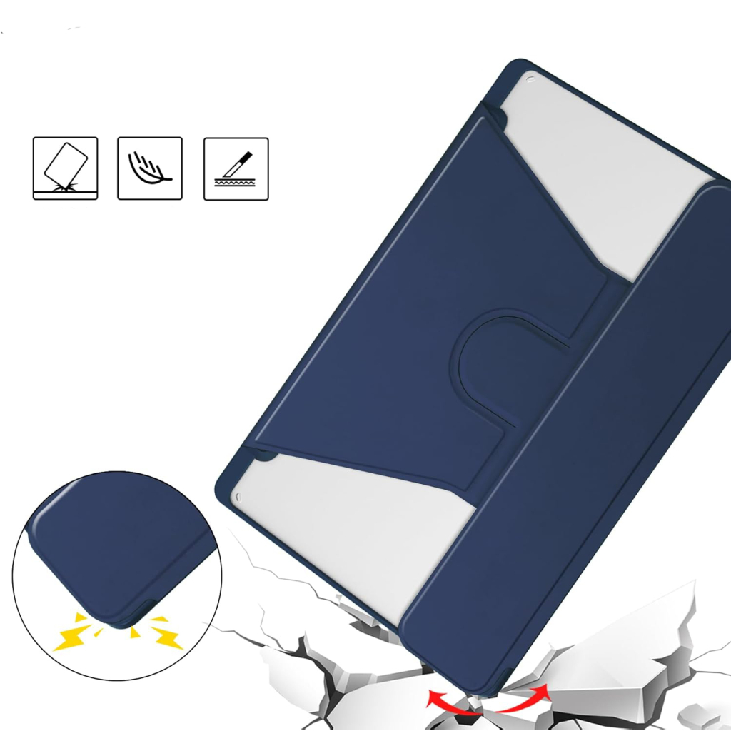 Чохол до планшета BeCover 360° Rotatable + Keyboard Samsung Tab S6 Lite 10.4 P610/P613/P615/P619 Deep Blue (712405) - зображення 6