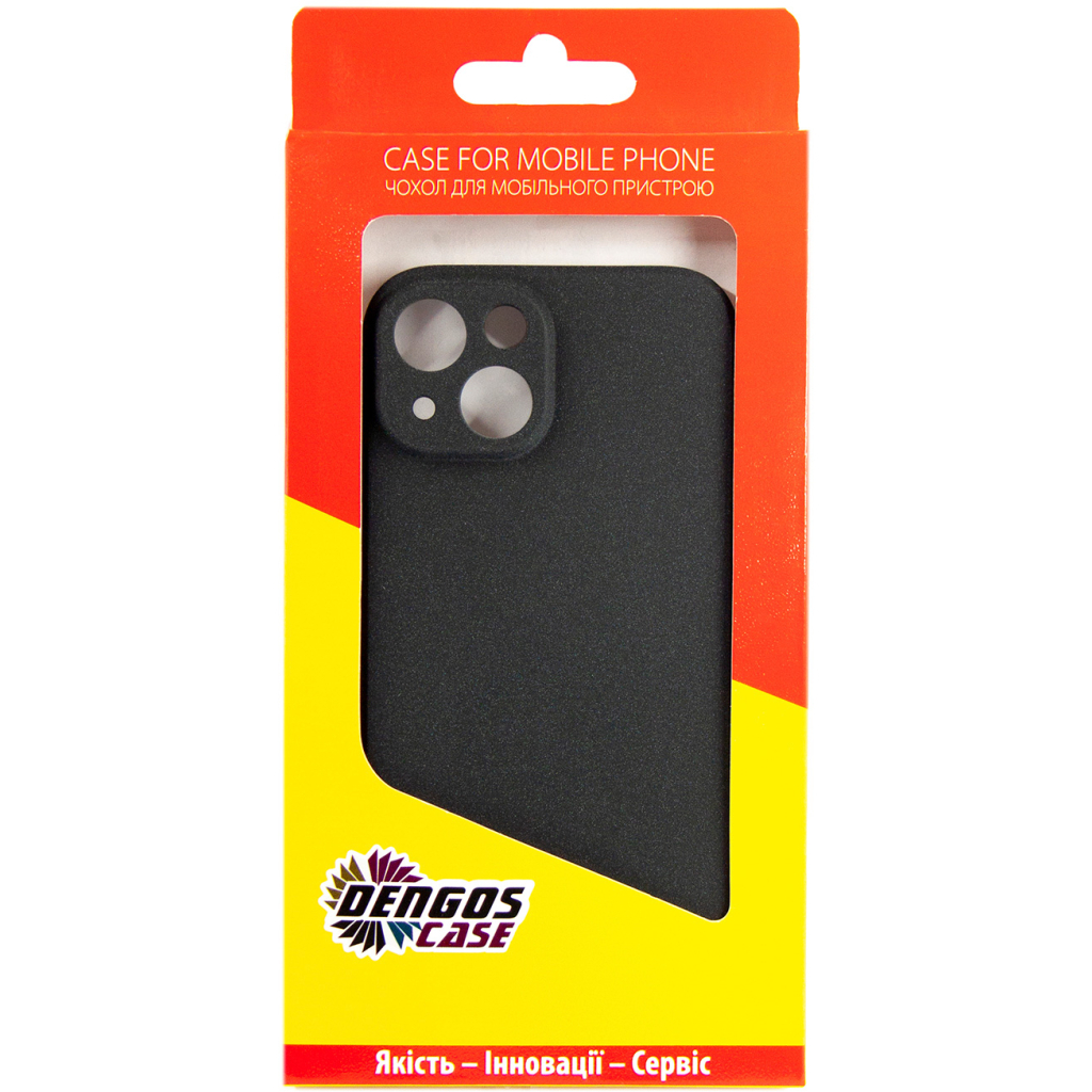 Чохол до мобільного телефона Dengos Carbon iPhone 15 (black) (DG-TPU-CRBN-189) - зображення 5