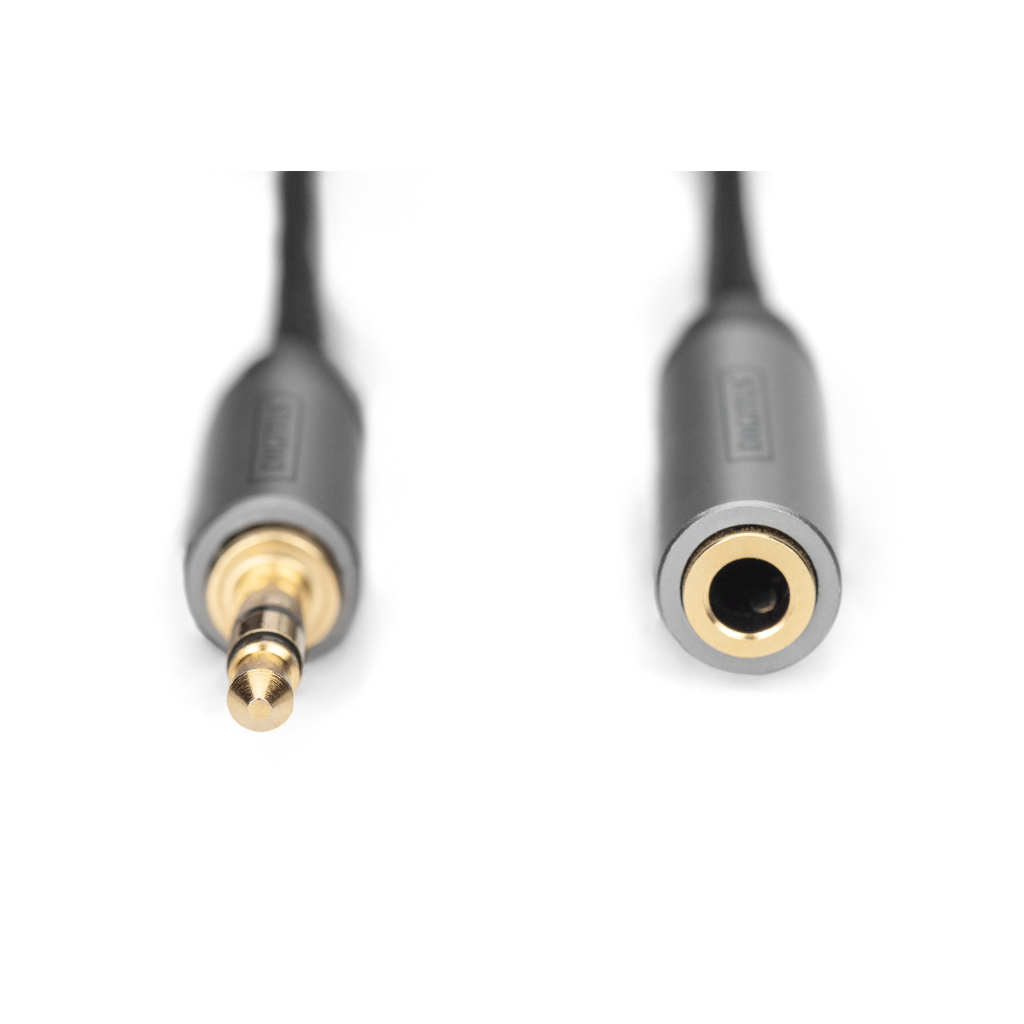Кабель мультимедійний 3.5mm M to 3.5mm F 3.0m Digitus (DB-510210-030-S) - изображение 2