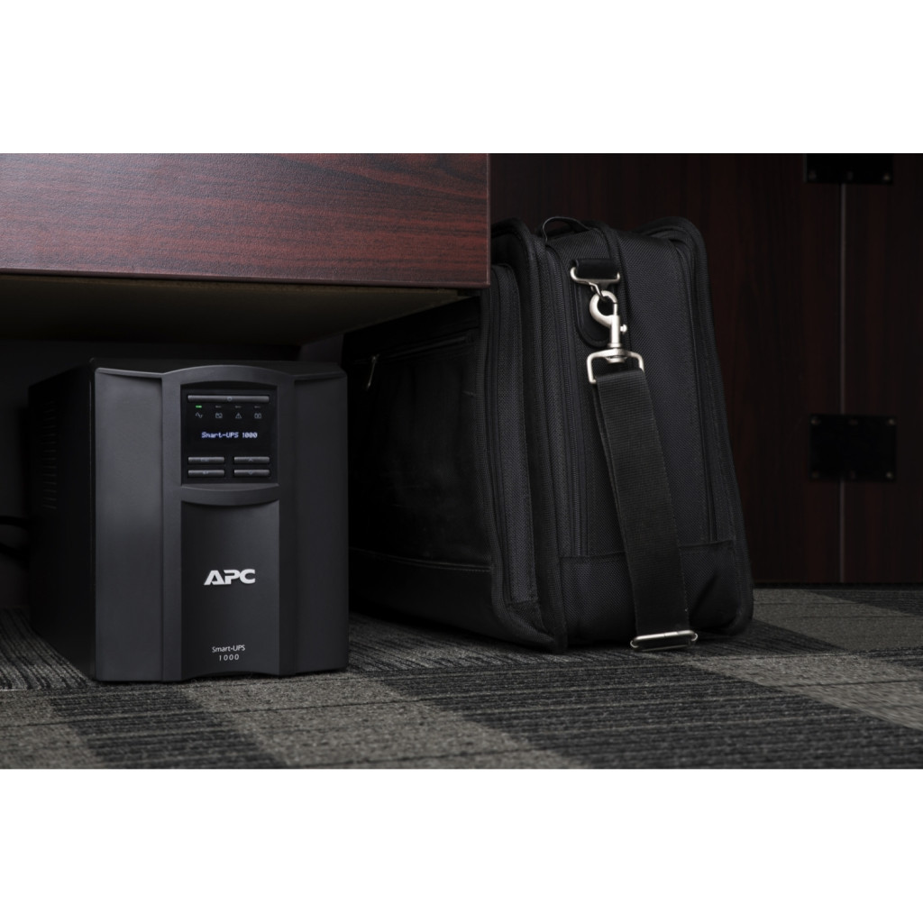 Пристрій безперебійного живлення APC Smart-UPS 1000VA LCD SmartConnect (SMT1000IC) - зображення 3