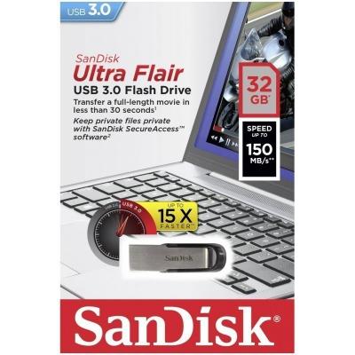 USB флеш накопичувач SanDisk 32GB Ultra Flair USB 3.0 (SDCZ73-032G-G46) - зображення 5