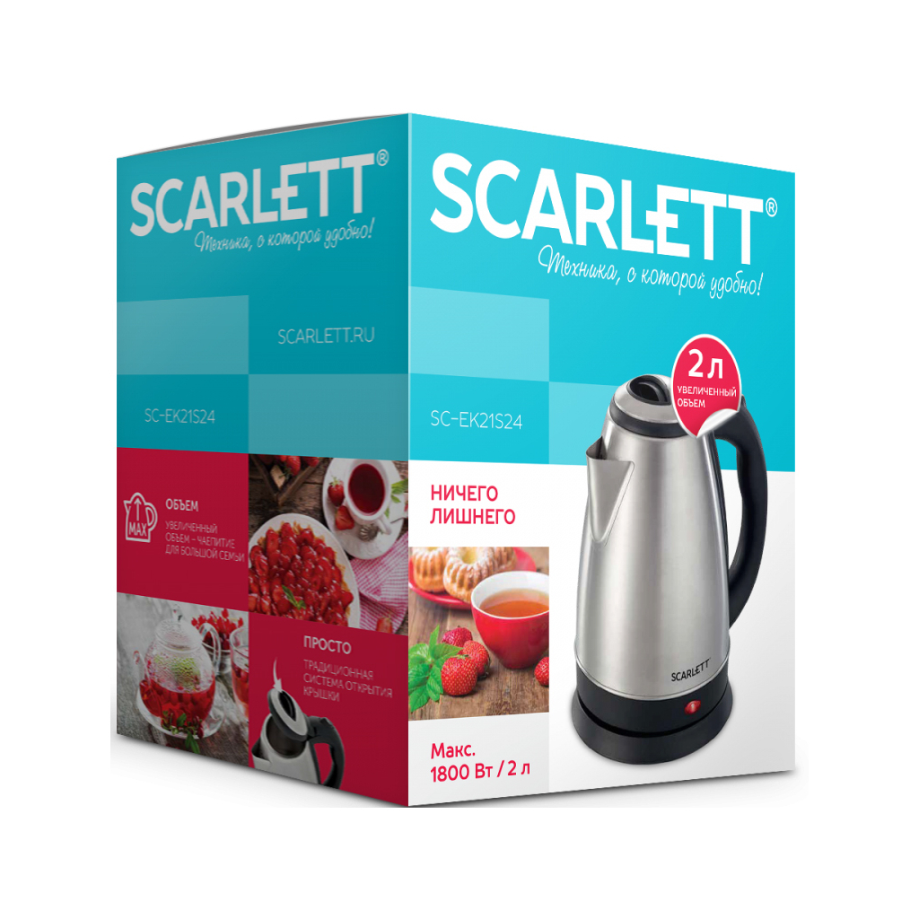 Електрочайник Scarlett SC-EK21S24 - зображення 4