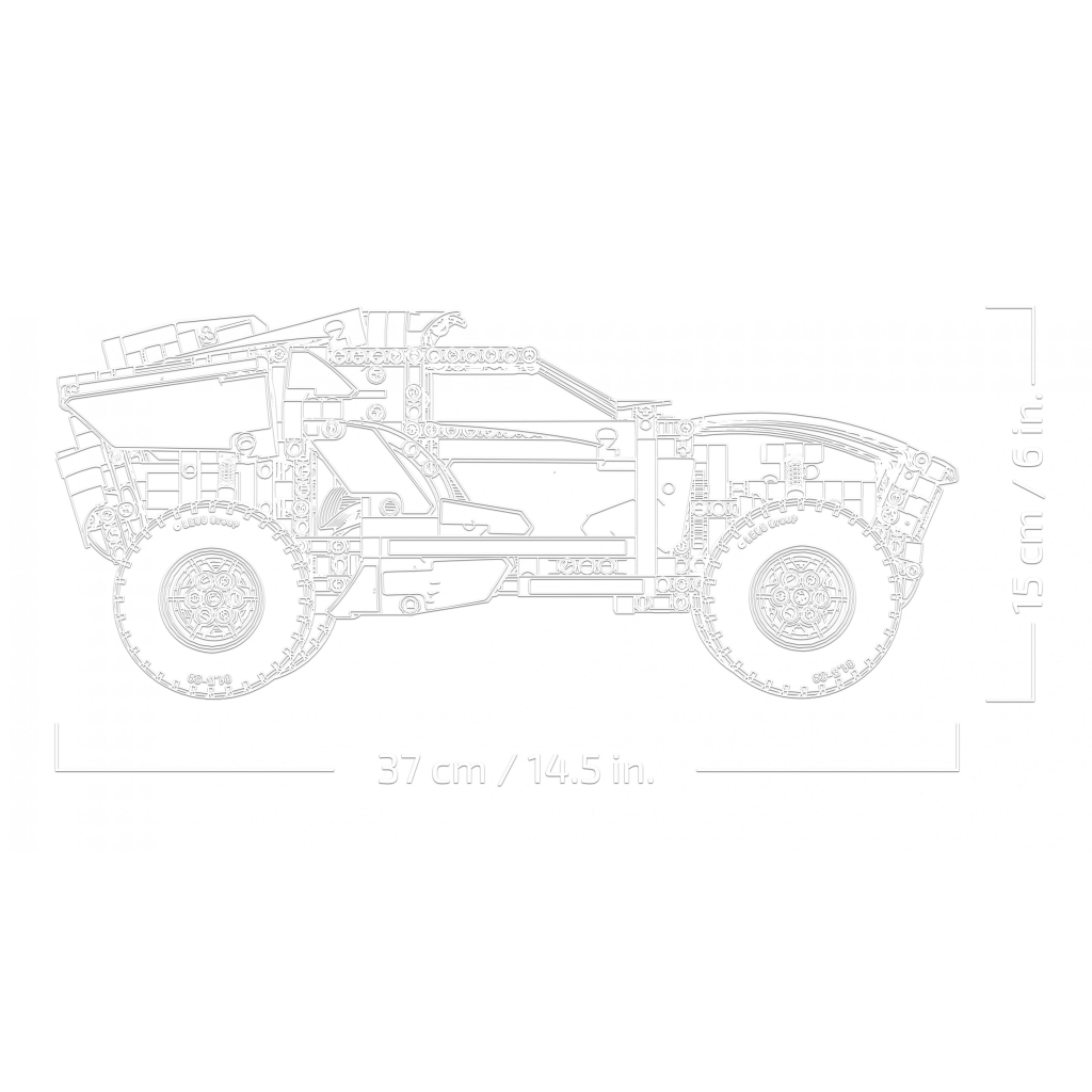 Конструктор LEGO Technic Audi RS Q e-tron 914 деталей (42160) - зображення 6