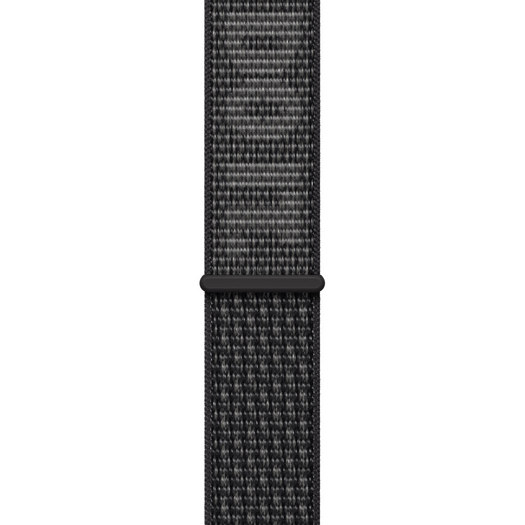 Ремінець до смарт-годинника Apple 45mm Nike Sport Loop Black/Summit White (MPJ13ZM/A) - зображення 1