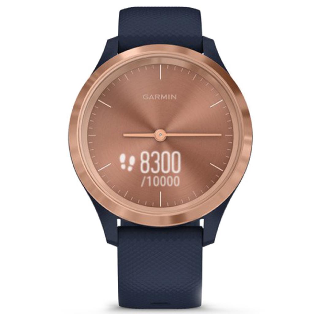 Смарт-годинник Garmin vivomove 3S, Rose Gold, Navy, Silicone (010-02238-23) - зображення 6