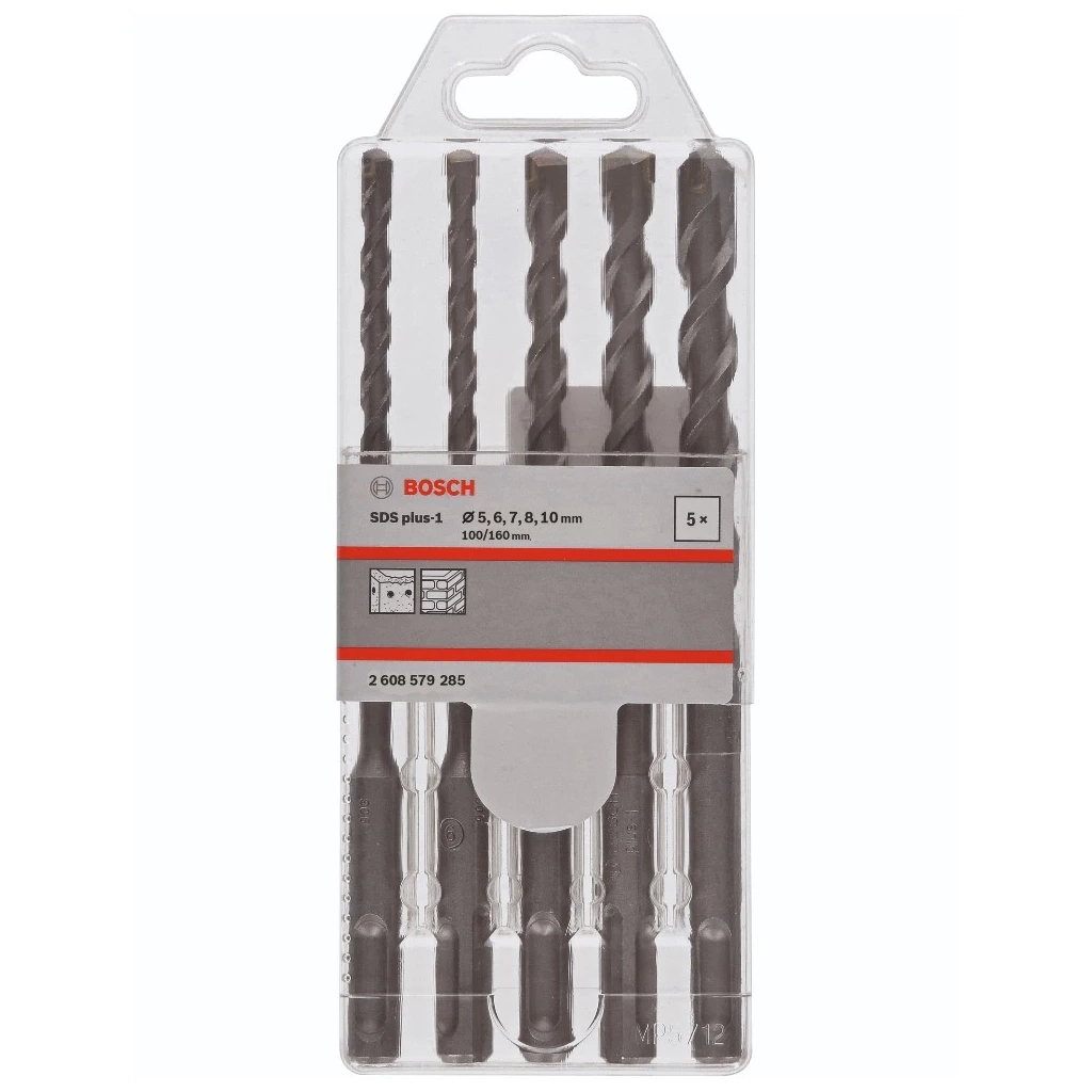 Набір бурів Bosch SDS plus-1, 5 шт. (2.608.579.285) - зображення 2