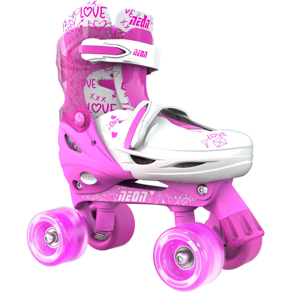 Роликові ковзани Neon Сombo Pink розмір 34-37 (NT10P4) - зображення 5