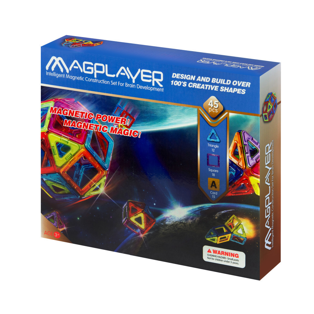 Конструктор Magplayer Набір 45 ел. (MPA-45) - зображення 2