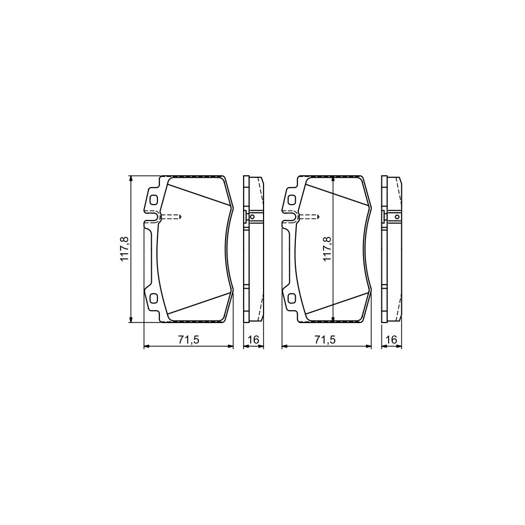 Гальмівні колодки Bosch 0 986 495 278 - зображення 7