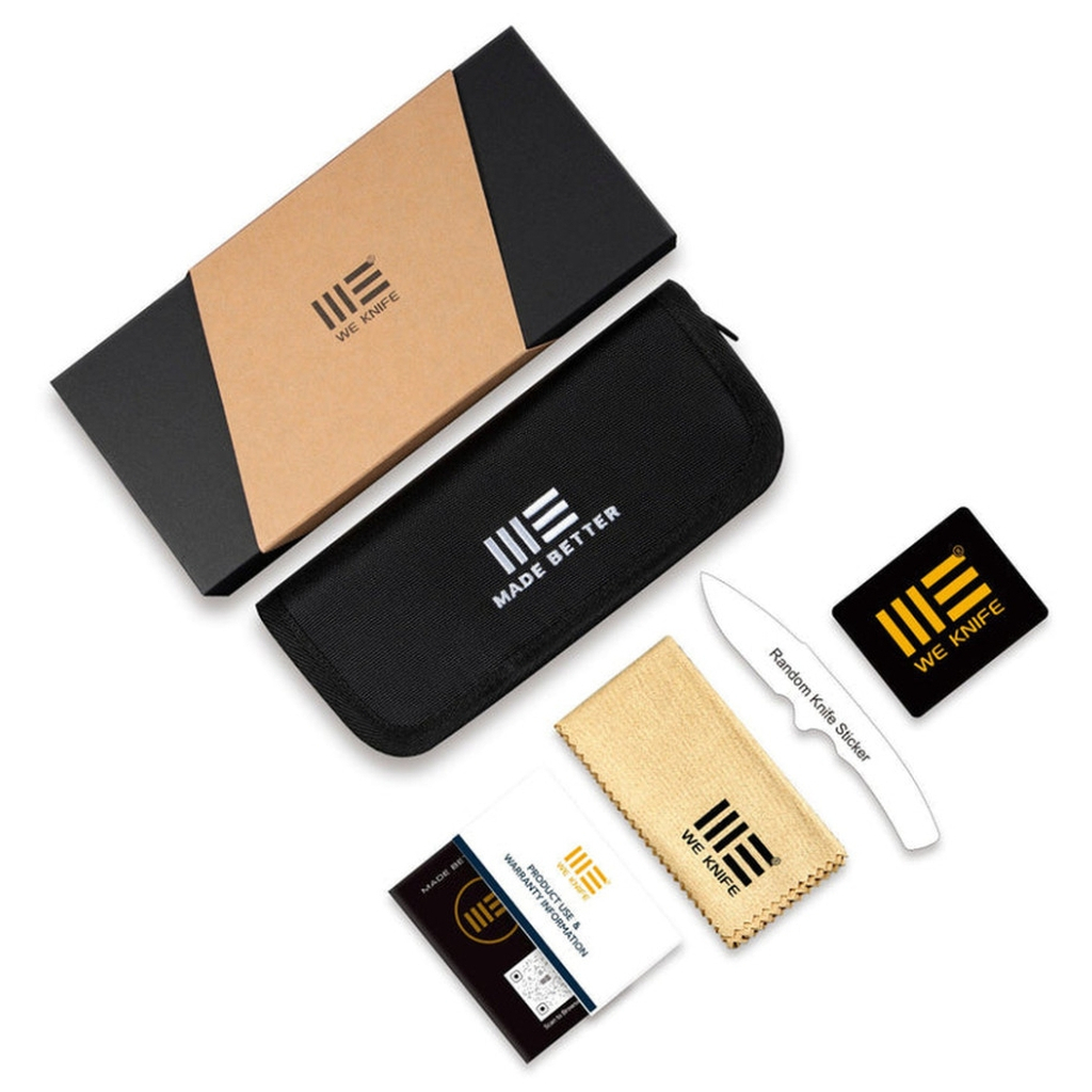 Ніж Weknife High-Fin XL, Gold Titanium, Darkwash (WE24010-3) - зображення 9