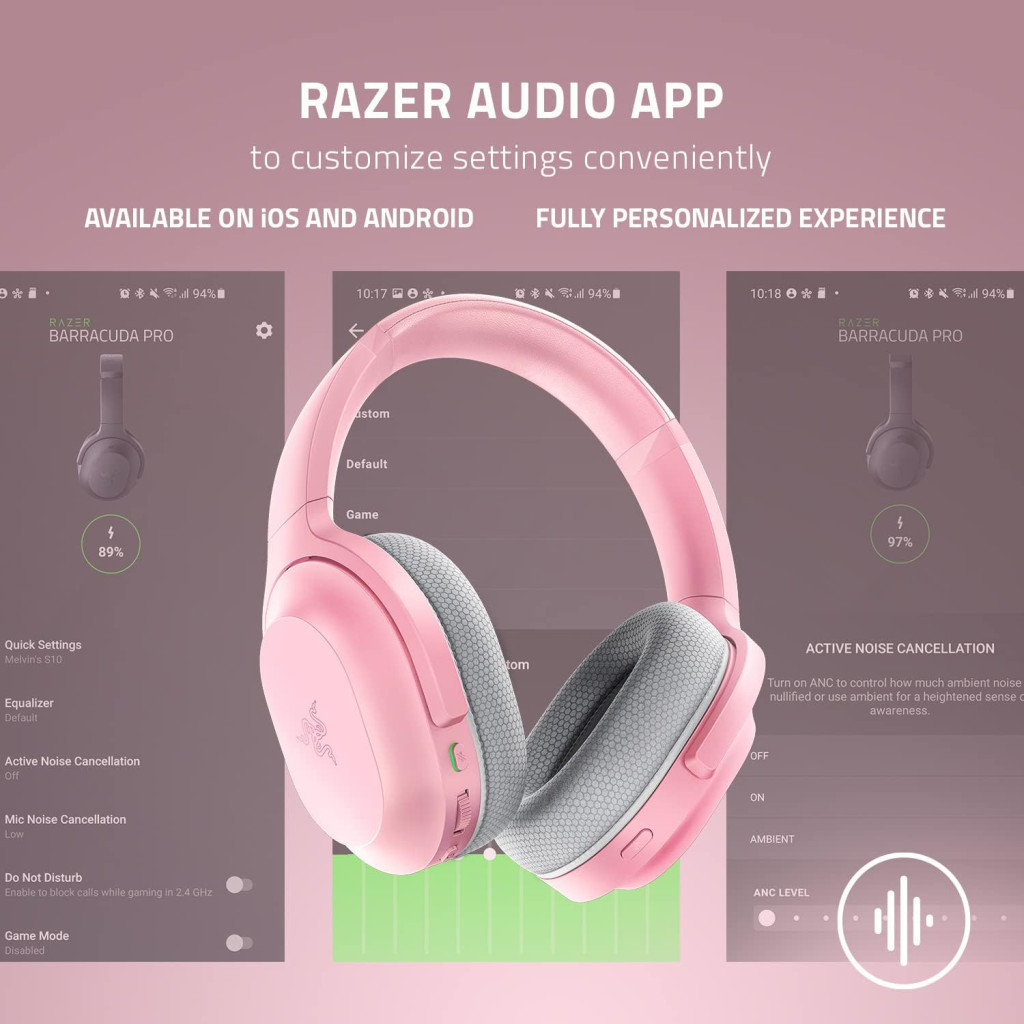 Навушники Razer Barracuda Quartz Pink (RZ04-03790300-R3M1) - изображение 12