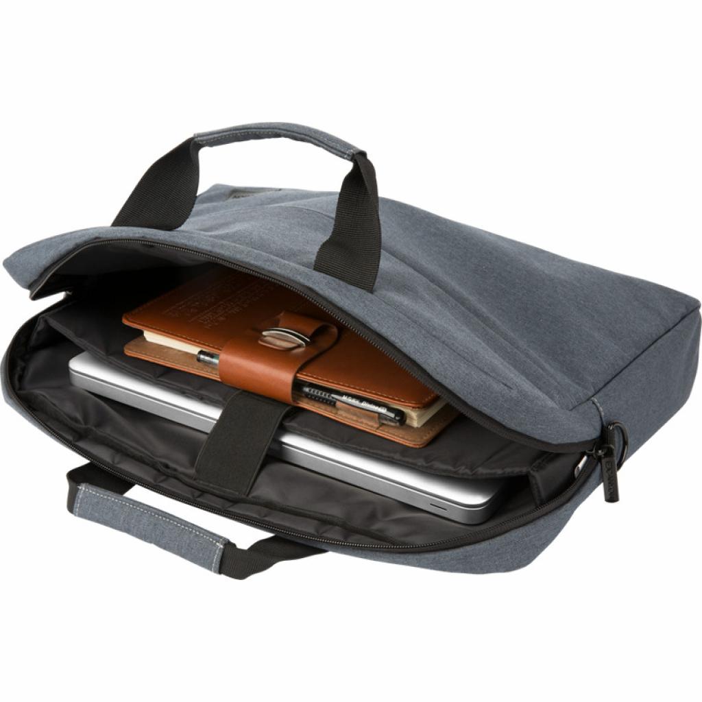 Сумка для ноутбука Canyon 16" B-4 Elegant Gray laptop bag (CNE-CB5G4) - зображення 2