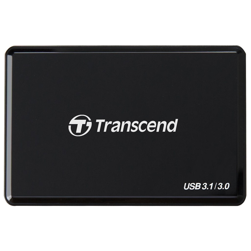 Зчитувач флеш-карт Transcend USB 3.1 Gen 1 Type-C SD/microSD/CompactFlash/Memory Stick (TS-RDC8K2) - зображення 2