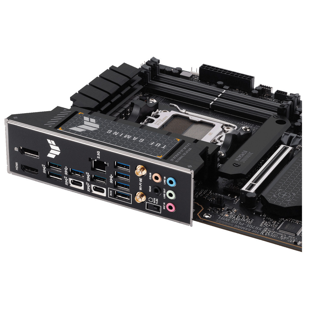 Материнська плата ASUS TUF GAMING X670E-PLUS WIFI - зображення 10