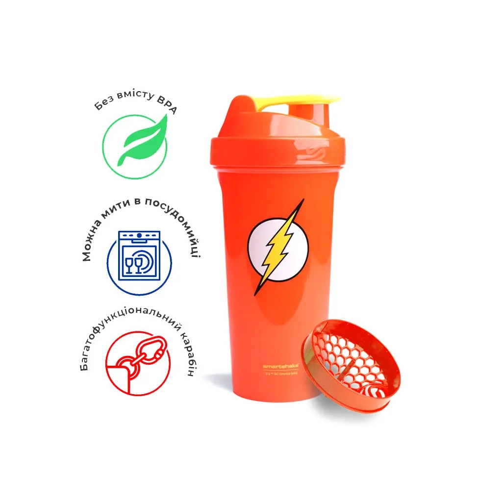 Шейкер спортивний SmartShake Lite 800ml DC Flash (10781301) - зображення 2