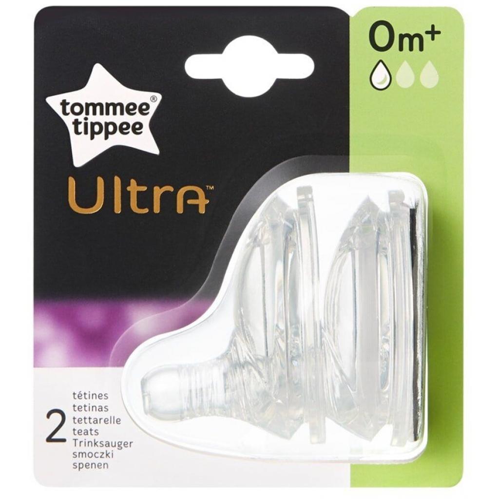 Соска Tommee Tippee ULTRA силіконова повільн. потік (2шт) (17389) - изображение 2
