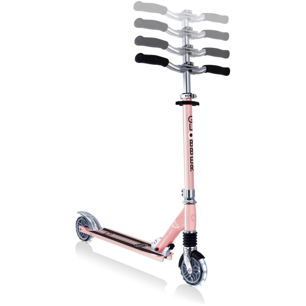 Самокат Globber Flow Element Comfort Lights колеса з підсвічуванням Рожевий (727-210) - зображення 3